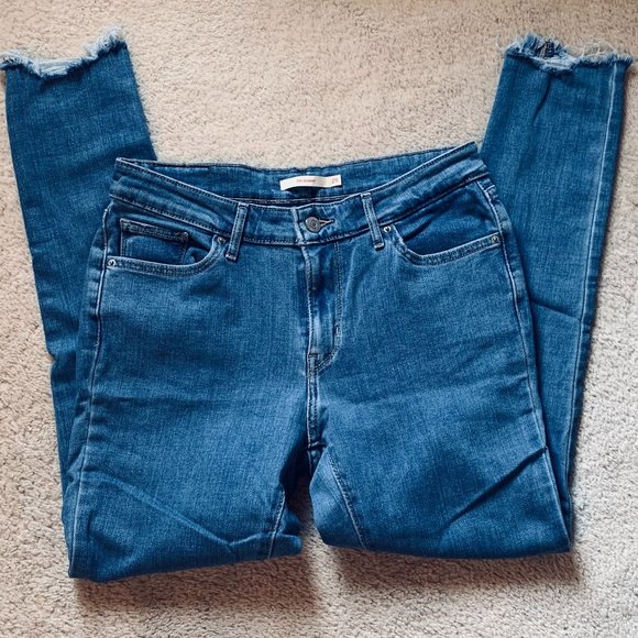 NWOT Levi's 711 Skinny Tribeca Hustle-Medium Wash Jeans W29 L30 - Picture 2 of 6